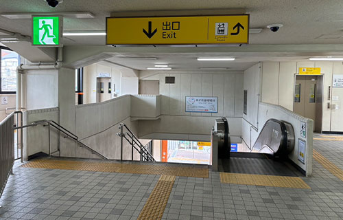 北田辺駅からの道案内